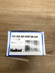 Kwikset 335SQT-26D Round Bed/bath Pocket Door Lock Satin Chrome. Fixed Price $18.89.