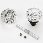 Toptotoo Glass Door Knobs Interior, Old Style 1 Pack, Matte Black. Fixed Price $25.93.