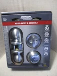 Universal Hardware Keyed Entry & Deadbolt UH40054 - Satin Chrome Finish New. Fixed Price $31.49.