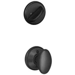 Schlage Interior Lever Handle Set Matte Black Sienna F59 622. Fixed Price $45.00.
