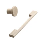 Untreated Oak Wood "fortis" Cabinet Knob And Drawer Pulls. Fixed Price $9.99.