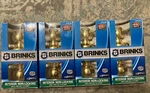Lot 4 Brinks Hd Home Closets Hall Interior Non-locking Polished Brass Door Knobs. Fixed Price $25.50.