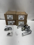 Lot Of 4 Schlage F10 Flair Door Leve Hall & Closet Passage Lock Satin Chrome. Fixed Price $49.50.