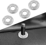 4PCS Crystal Sparkly Rhinestone Car Door Lock Covers, Auto Decor Color: Silver. Fixed Price $11.99.