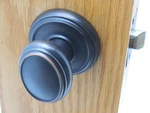 Baldwin Prestige Series Carnaby Passage Knob Venetian Bronze 352CYKRDB11P #9AT. Fixed Price $17.99.