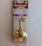 Kwikset 788LL Rh 3 Cp Lido Polished Brass Right Hand Half Dummy Door Lever Ada. Fixed Price $11.99.