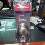 Kwikset Juno Satin Nickel Half-dummy Door Knob Microban Antimicrobial Technology. Fixed Price $10.00.