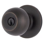 Brinks Transitional Keyed Entry Door Knob - Tuscan Bronze Exterior Lock Set. Fixed Price $70.24.