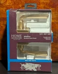 Home Decorators Wilshire Brushed Gold Bed/bath Door Lever W/ Rectangle Rose New. Fixed Price $24.99.