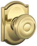 Schlage F10-GEO-CAM Georgian Passage Door Knob Set. Fixed Price $34.99.