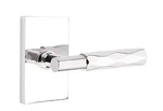 Emtek Select Privacy, Rectangular Rosette, T-bar Stem, Tribeca Handle US26 Rh. Fixed Price $226.40.