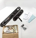 Emtek 4911US10B Lh Handleset Oil Rubbed Bronze Full Door Lock Open Box. Fixed Price $213.00.