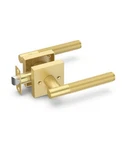 Asidrama 1 Pack Gold Privacy Handles, Lever With Knobs Indoor For. Fixed Price $59.87.