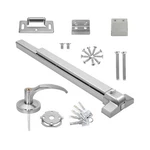 Commercial Door Push Bar Panic Exit Device With Exterior LEVER,80CM/31.5. Fixed Price $118.82.