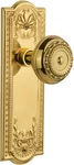 Nostalgic Warehouse Meadows Plate Knob Passage - 2.75", Polished Brass. Fixed Price $99.99.