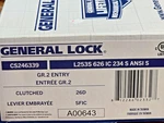 General Lock GR.2 Entry Sfic Keyway L253S 626 234 Ansi. Fixed Price $90.00.