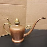 Antique Copper Bras Oil Can Lamp Filler New York Brooklyn Spout Lid Handle. Fixed Price $80.00.