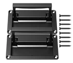 Syine 2 Pack Black Zinc Alloy Recessed Door Pull Handle Flush H.... Fixed Price $41.90.