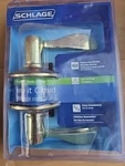 Schlage Bright Brass Hall & Closet Door Knob - Flair Lever. Fixed Price $20.99.