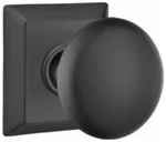 Emtek 8531P Providence Non-turning Two-sided Dummy Door Knob Set Black. Fixed Price $152.00.