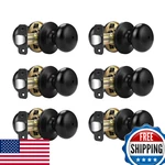 Probrico Privacy Door Knobs Black 6 Pack Interior Handles For. Fixed Price $146.54.