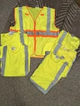 Lot Of Hi-vis 3XLR Shirts Vest Key Ansi Reflective Safety Gear Construction Road. Fixed Price $39.95.