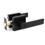 Nizado 2-PACK Matte Black Square Privacy Lever Door Handles Bed/bath. Fixed Price $49.09.