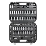 Full-feature 106 Pcs Socket Set, 1/4" 3/8" Drive, 6-POINT, Sae & Metric, Case. Fixed Price $89.99.