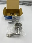 (qty 6) Shield Security Privacy Lockset Wave Lever Grade Satin Nickel 913836. Fixed Price $44.99.