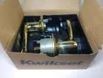 Kwikset 730TNL Tustin Lever Round Rose Privacy 15 Satin Nickel Grade 2. Fixed Price $15.00.