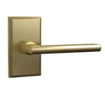 Delaney Bravura Charlotte 939G-1 Satin Brass Dummy Door Lever W/ Rectangle Trim. Fixed Price $33.99.