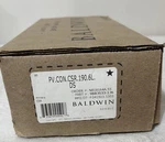 Baldwin PV.CON.CSR.190.6L.DS Contemporary Door Knob Set - Satin Black. Fixed Price $99.99.